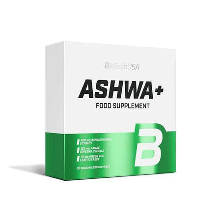 BioTechUSA Ashwa+ 30 caps- Lillys Pharmacy and Health Store