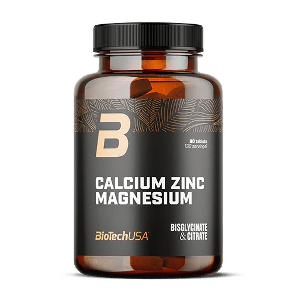 BioTechUSA Calcium Zinc Magnesium 90 tabs- Lillys Pharmacy and Health Store
