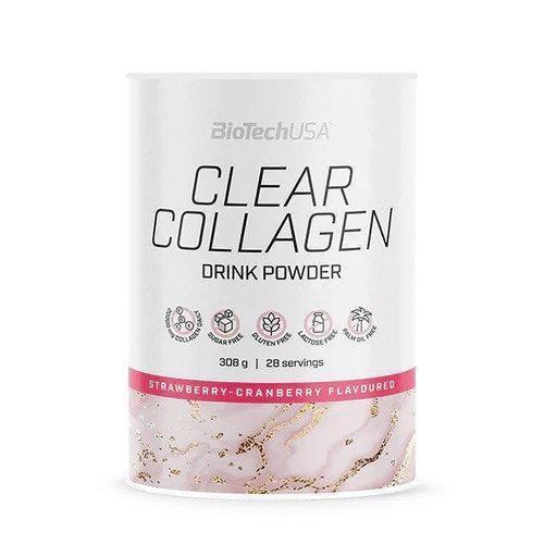 BioTechUSA Clear Collagen, StrawberryCranberry 308g- Lillys Pharmacy and Health Store