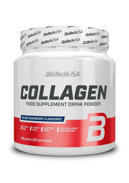 BioTechUSA Collagen, Black Raspberry 300g- Lillys Pharmacy and Health Store