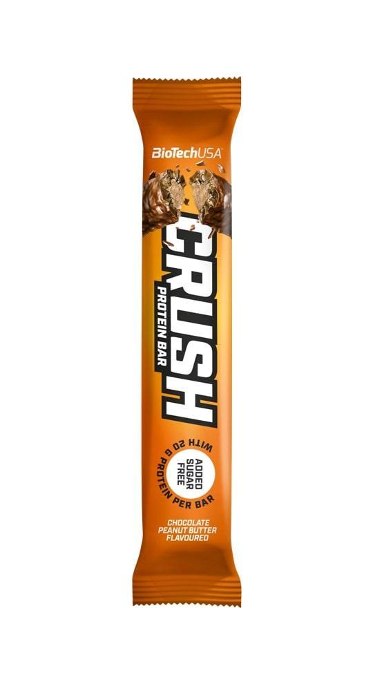 BioTechUSA Crush Bar, Chocolate Peanut Butter 12 x 64g- Lillys Pharmacy and Health Store