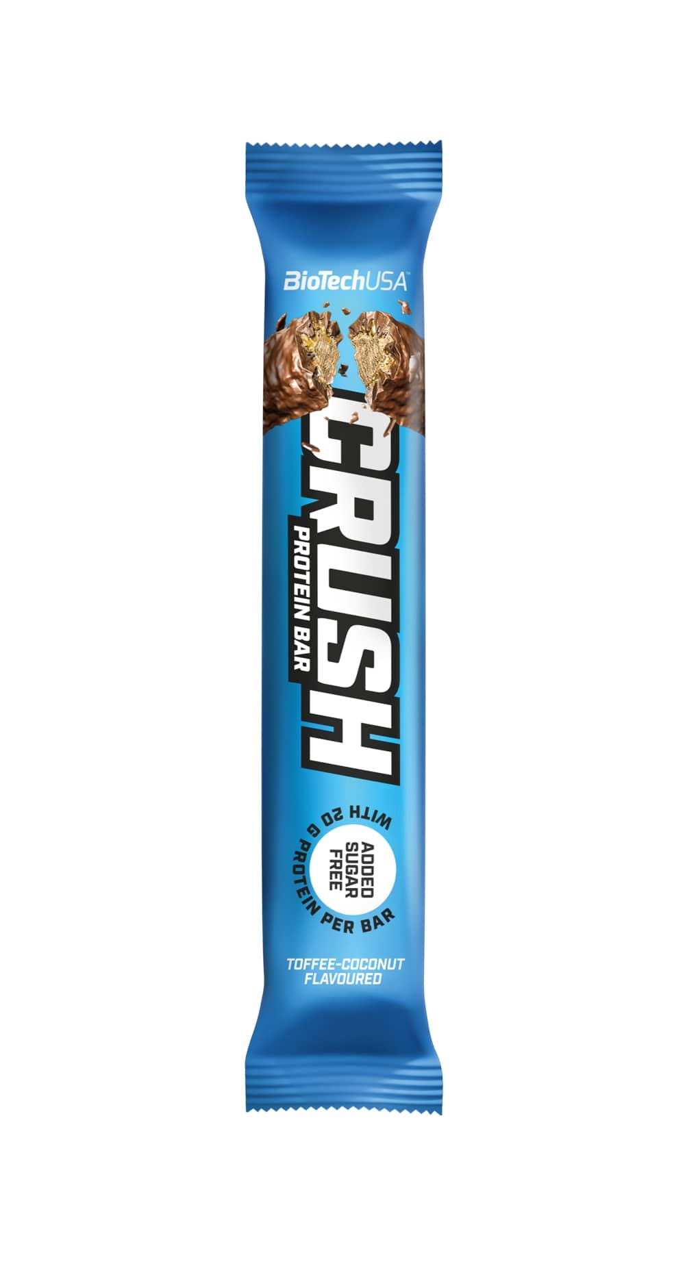 BioTechUSA Crush Bar, Toffee Coconut 12 x 64g- Lillys Pharmacy and Health Store