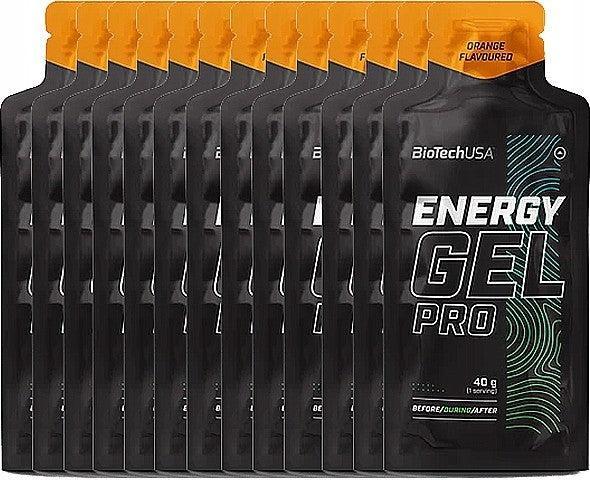 BioTechUSA Energy Gel Pro, Orange 12 x 40g- Lillys Pharmacy and Health Store
