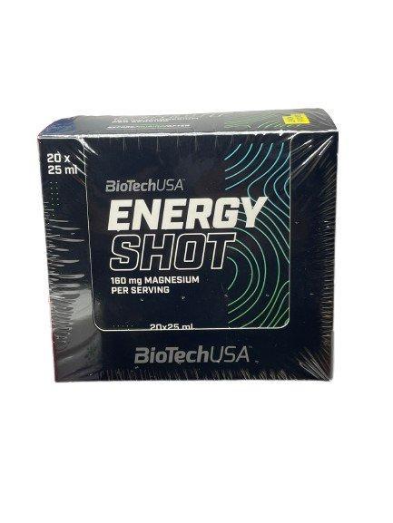 BioTechUSA Energy Shot, Lemon 20 x 25 ml- Lillys Pharmacy and Health Store
