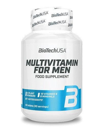 BioTechUSA Multivitamin for Active Men 60 tablets- Lillys Pharmacy and Health Store