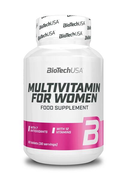 BioTechUSA Multivitamin for Active Women 60 tablets- Lillys Pharmacy and Health Store