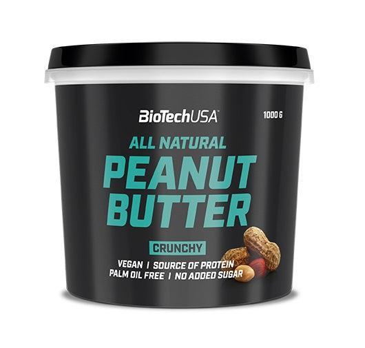 BioTechUSA Peanut Butter, Crunchy 1000g- Lillys Pharmacy and Health Store