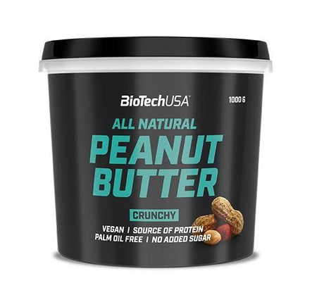 BioTechUSA Peanut Butter, Crunchy 1000g- Lillys Pharmacy and Health Store