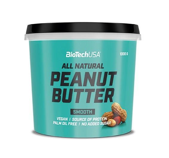 BioTechUSA Peanut Butter, Smooth 1000g- Lillys Pharmacy and Health Store