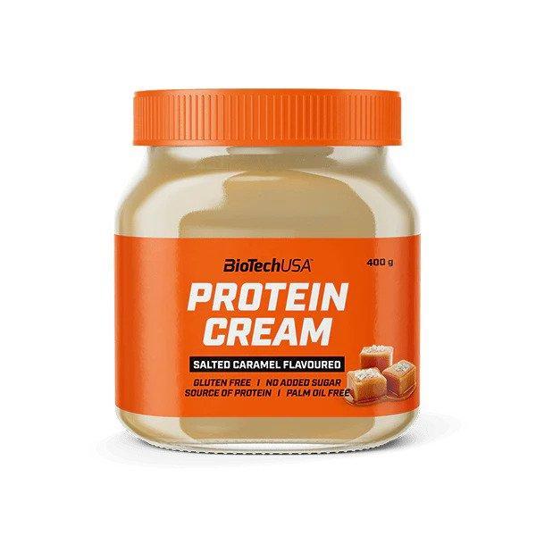 BioTechUSA Protein Cream, Salted Caramel 400g- Lillys Pharmacy and Health Store