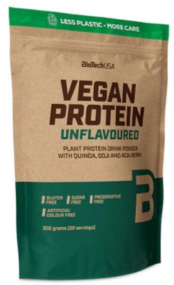 BioTechUSA Vegan Protein, Unflavoured 500g- Lillys Pharmacy and Health Store