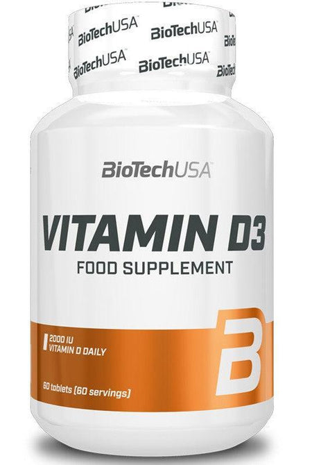 BioTechUSA Vitamin D3, 50mcg 120 tablets- Lillys Pharmacy and Health Store