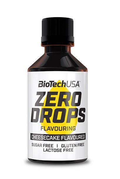 BioTechUSA Zero Drops, Cheesecake 50 ml- Lillys Pharmacy and Health Store