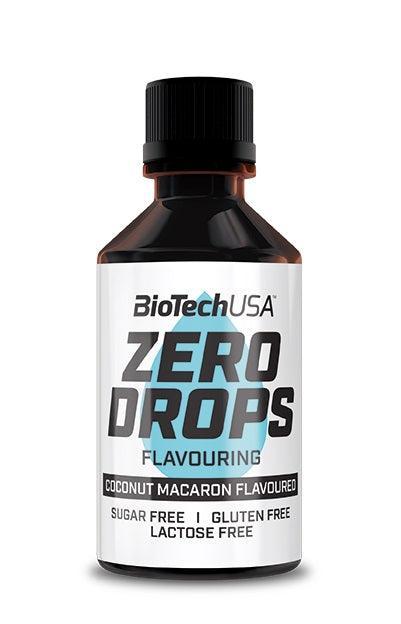 BioTechUSA Zero Drops, Coconut Macaron 50 ml- Lillys Pharmacy and Health Store