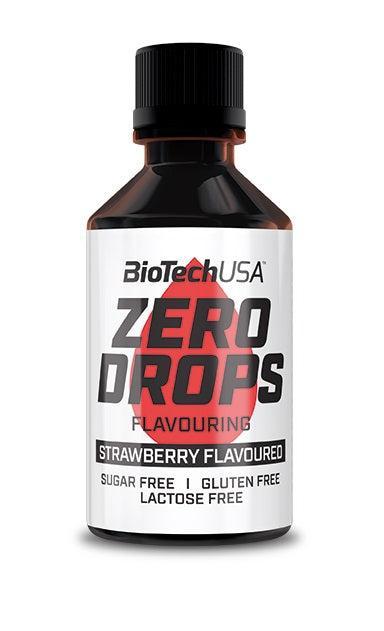 BioTechUSA Zero Drops, Strawberry 50 ml- Lillys Pharmacy and Health Store