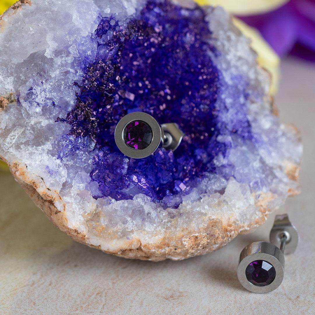 Birthstone Magnetic Stud Earrings- Lillys Pharmacy and Health Store