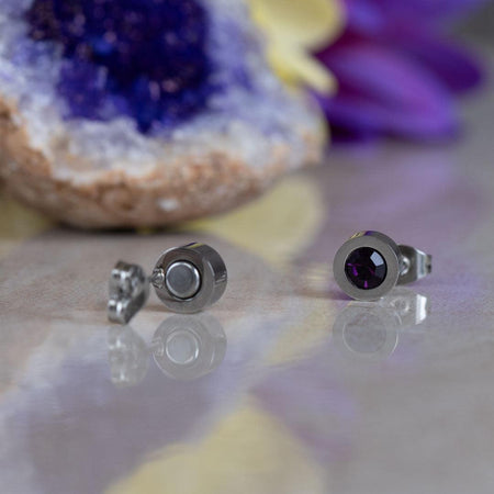 Birthstone Magnetic Stud Earrings- Lillys Pharmacy and Health Store