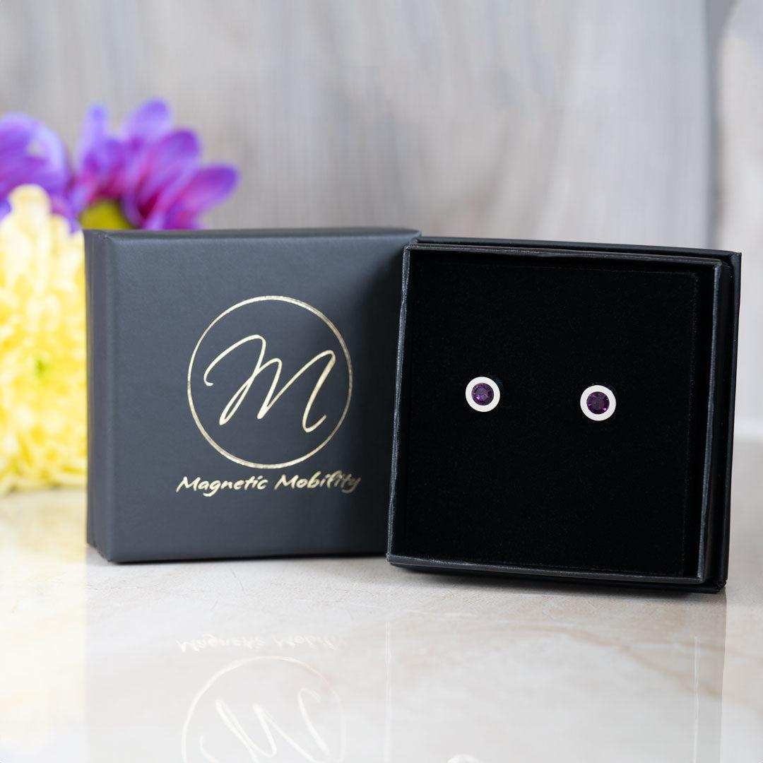 Birthstone Magnetic Stud Earrings- Lillys Pharmacy and Health Store