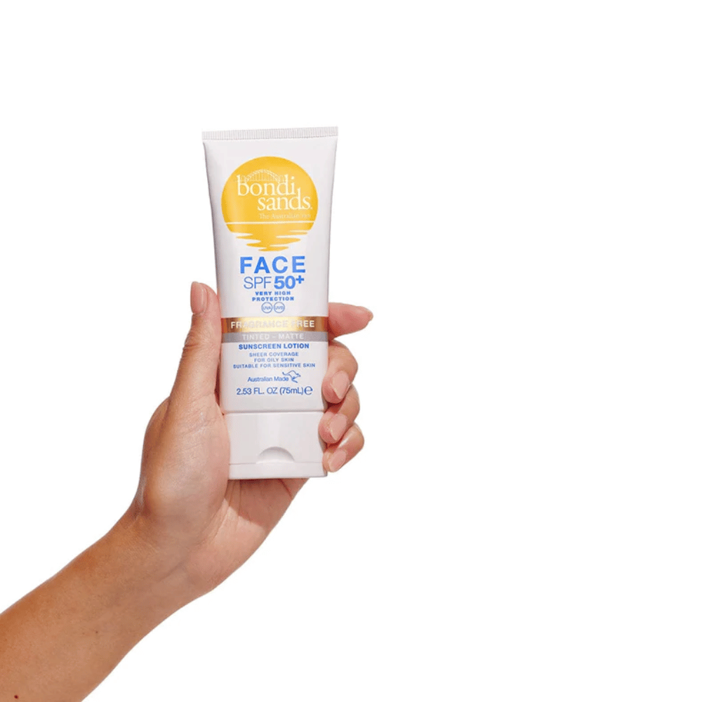 Bondi Sands SPF 50+ Fragrance Free Matte Tinted Face Lotion