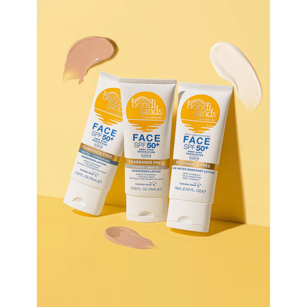 Bondi Sands SPF 50+ Fragrance Free Matte Tinted Face Lotion