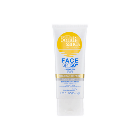 Bondi Sands SPF 50+ Fragrance Free Matte Tinted Face Lotion