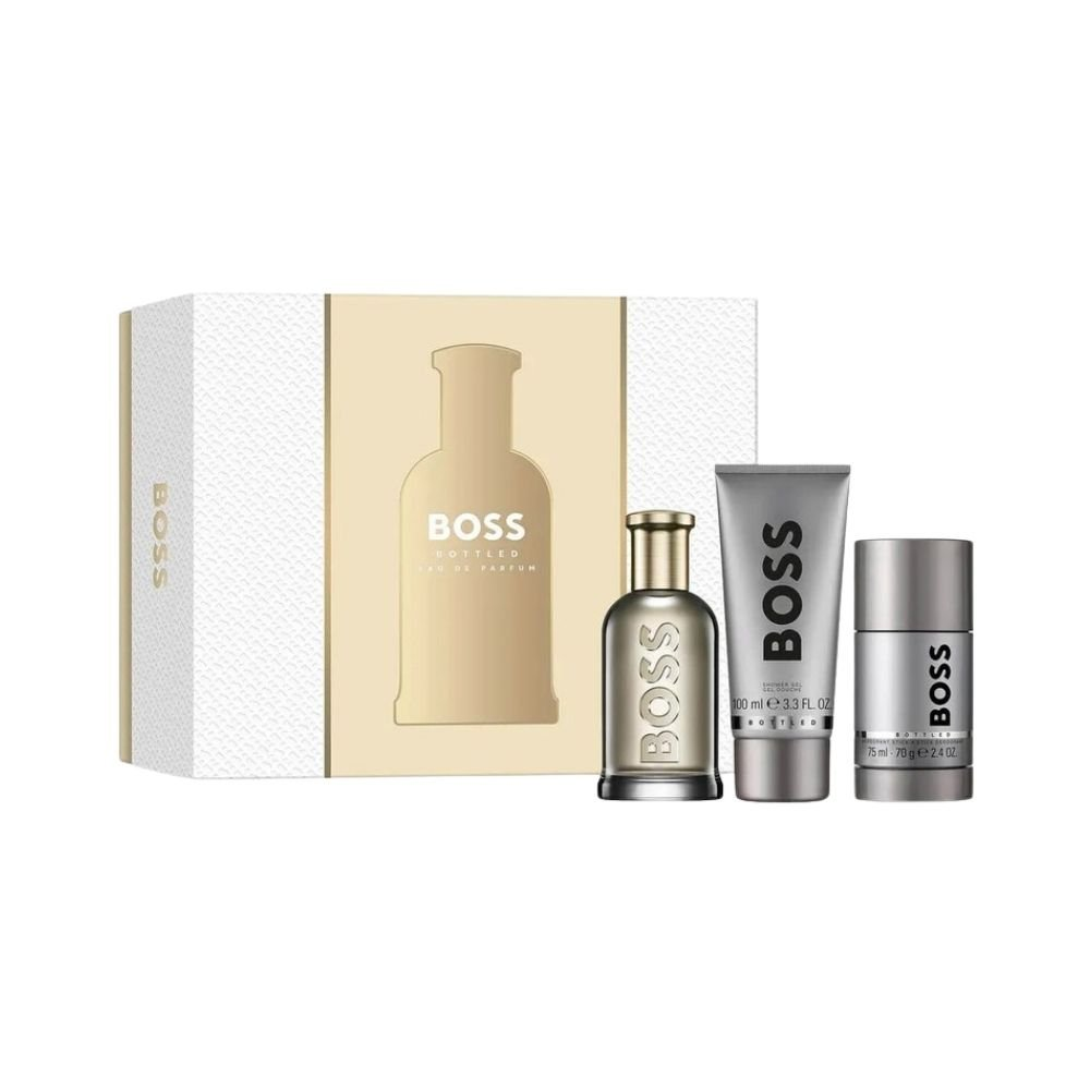 Boss Bottled (Grey) 100ml 3pc Gift Set