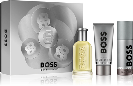Boss Bottled (Grey) 100ml 3pc Gift Set