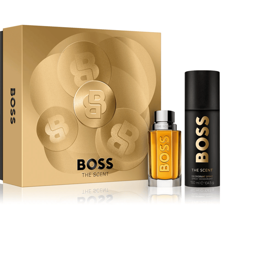 Boss The Scent Mens 50ml 2pc Gift Set 50ml Edt Spr, 150ml Deodorant Spr- Lillys Pharmacy and Health Store