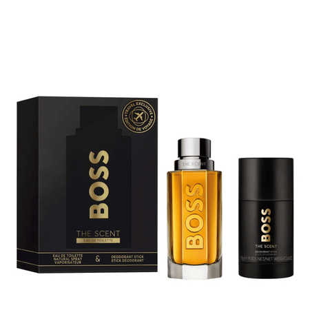 Boss The Scent Men's's 100ml 2 Piece Gift Set - 100ml Eau de Toilette Spray, 75ml Deodorant Stick- Lillys Pharmacy and Health Store