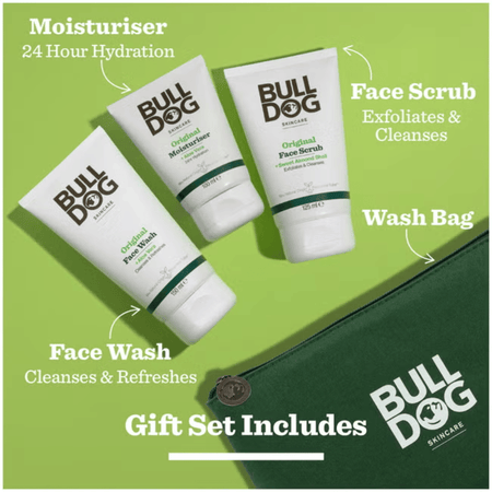 Bulldog Original Skincare Kit Wash Bag- Lillys Pharmacy and Health Store