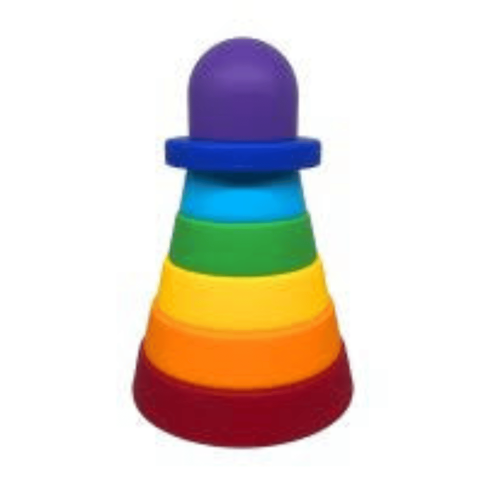 Bunny & Birdy 7pc Rainbow Stacker 6m+- Lillys Pharmacy and Health Store