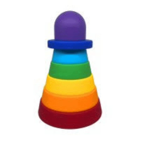 Bunny & Birdy 7pc Rainbow Stacker 6m+- Lillys Pharmacy and Health Store