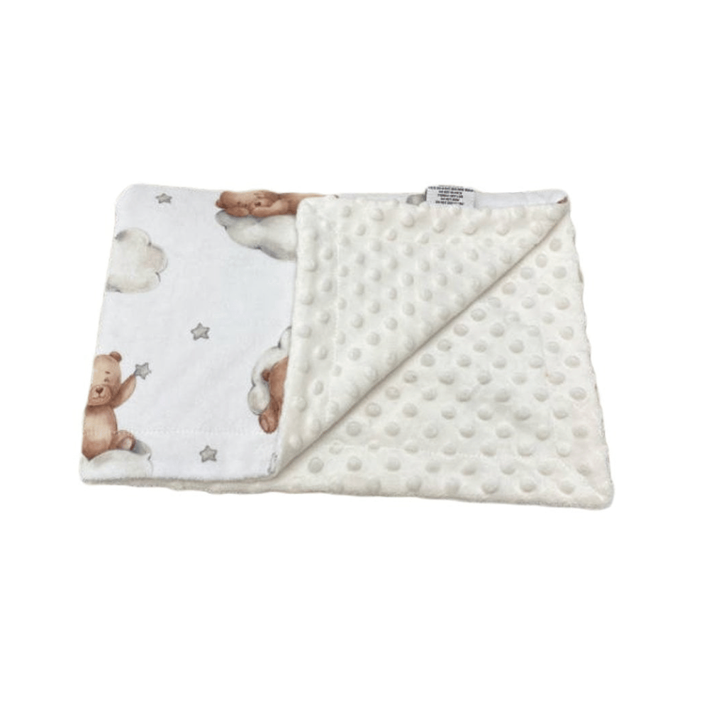 Bunny & Birdy Teddy Bear Blanket 100cm x 70cm