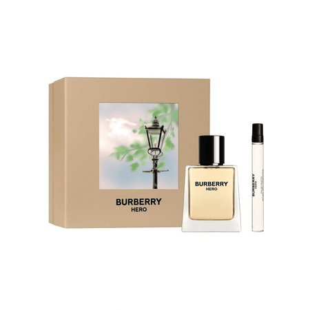 Burberry Hero 50ml 2 Piece Gift Set - 50ml Eau de Parfum Spray, 10ml Eau de Toilette Spray- Lillys Pharmacy and Health Store