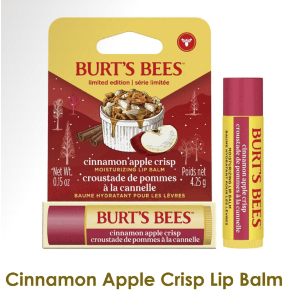Burt's Bees Cinnamon Apple Crisp Lip Balm- Lillys Pharmacy and Health Store