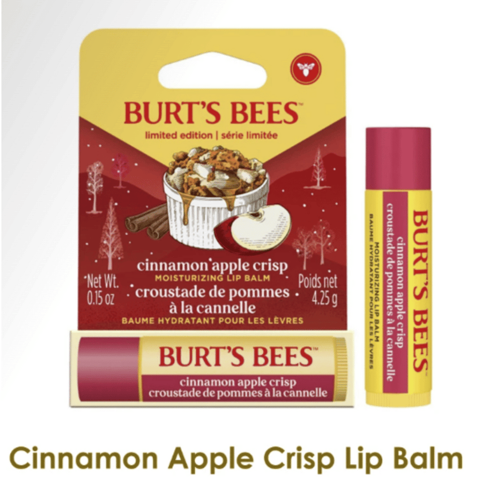 Burt's Bees Cinnamon Apple Crisp Lip Balm- Lillys Pharmacy and Health Store