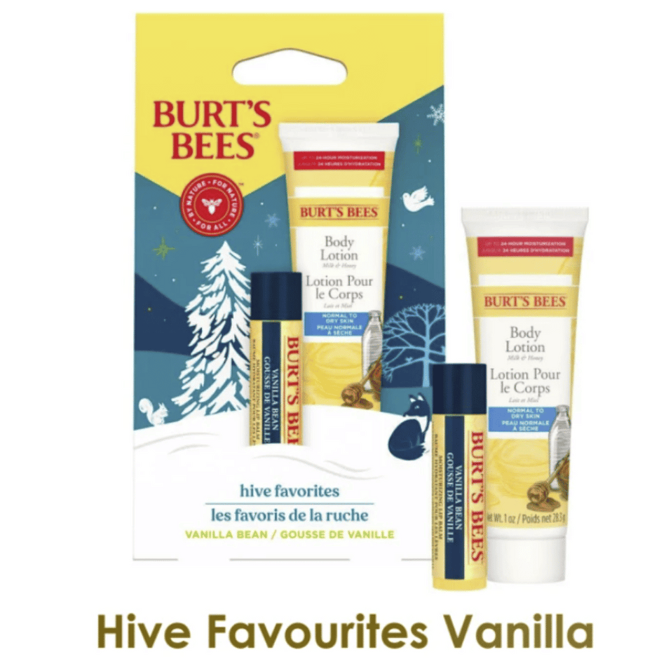 Burt's Bees Hive Favourites Vanilla Duo- Lillys Pharmacy and Health Store