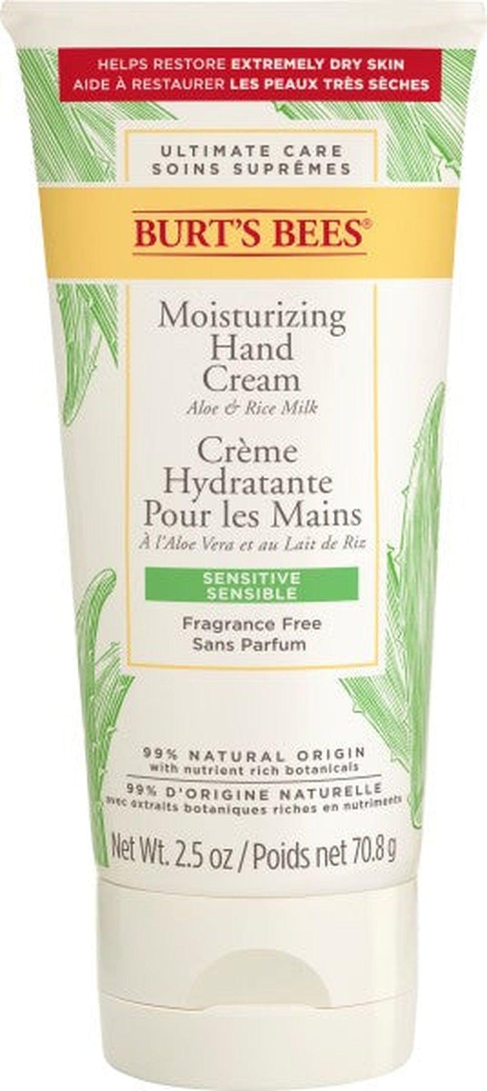 Burts Bees Sensitive Healing Hand Cream 70g- Lillys Pharmacy and Health Store