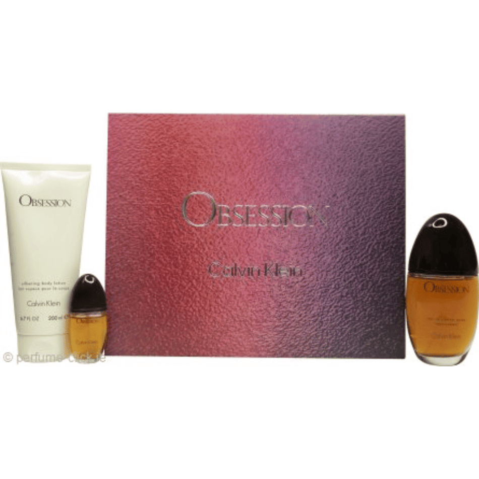 CK Obsession 100ml 3pc Gift Set100ml Edp Spr, 200ml Body Lotion, 15ml Edp Spr- Lillys Pharmacy and Health Store