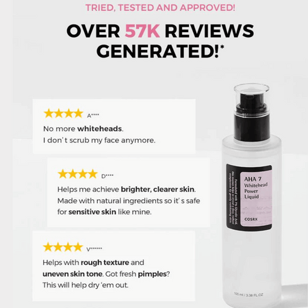 COSRX AHA 7 Whitehead Power Liquid- Lillys Pharmacy and Health Store