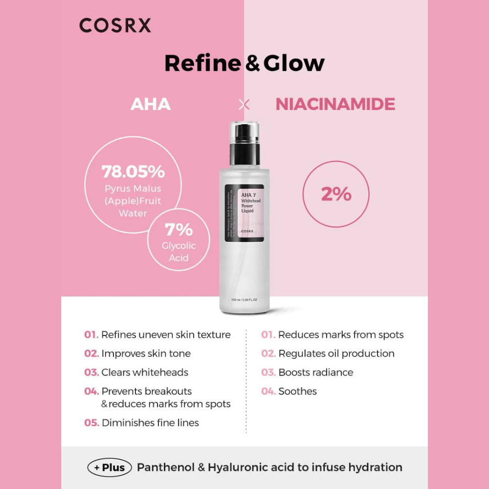 COSRX AHA 7 Whitehead Power Liquid- Lillys Pharmacy and Health Store