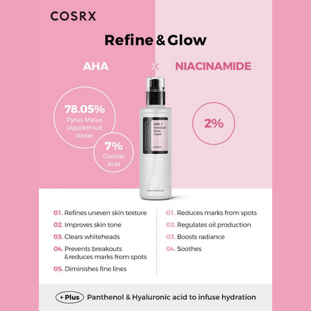 COSRX AHA 7 Whitehead Power Liquid- Lillys Pharmacy and Health Store
