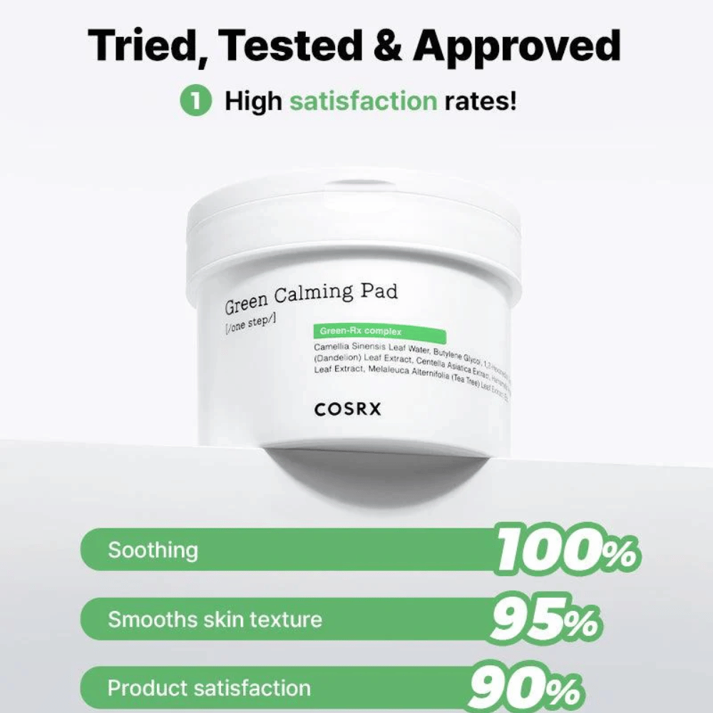 COSRX One Step Green Calming Pad- Lillys Pharmacy and Health Store
