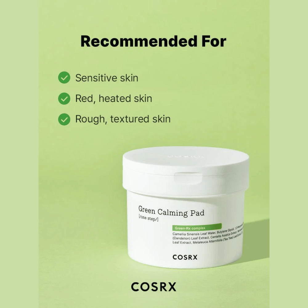 COSRX One Step Green Calming Pad- Lillys Pharmacy and Health Store
