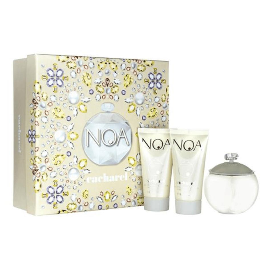 Cacharel Noa 100ml 3pc Gift Set 100ml Edt Spr, 2 x 50ml Body Lotion- Lillys Pharmacy and Health Store