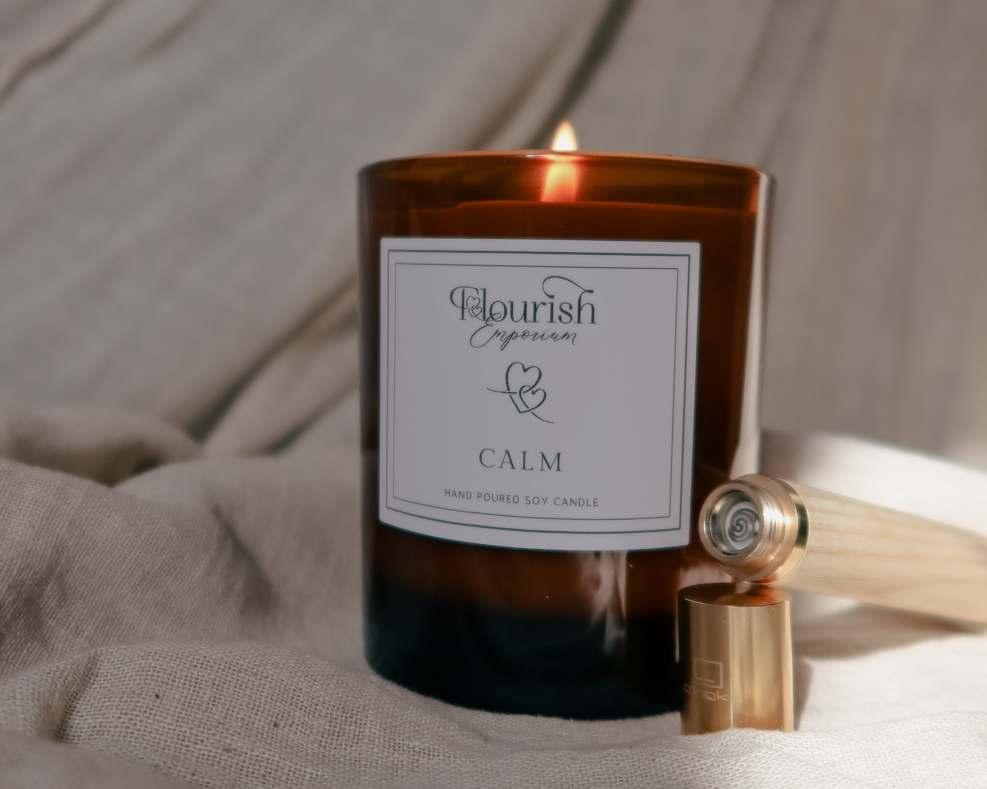 Calm | Hand Poured Soy Candle- Lillys Pharmacy and Health Store