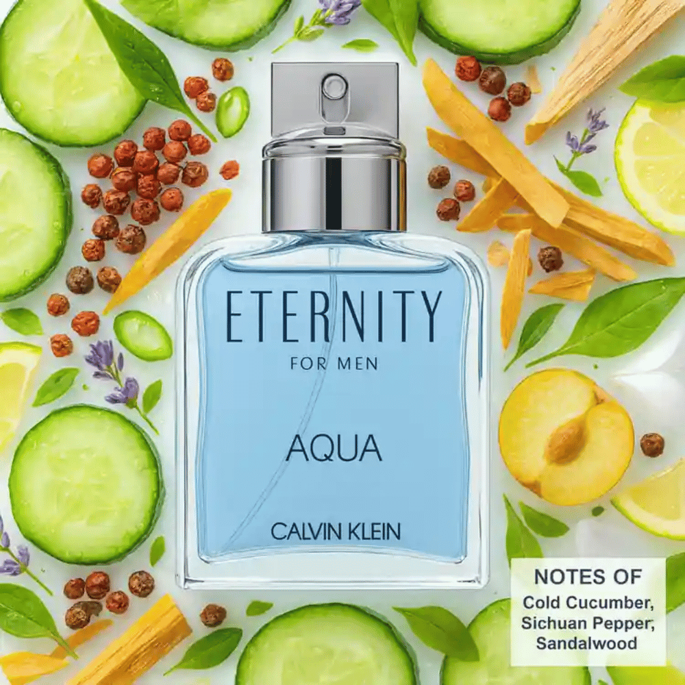 Calvin Klein CK Eternity Aqua Men's's 50ml Eau de Toilette Spray- Lillys Pharmacy and Health Store
