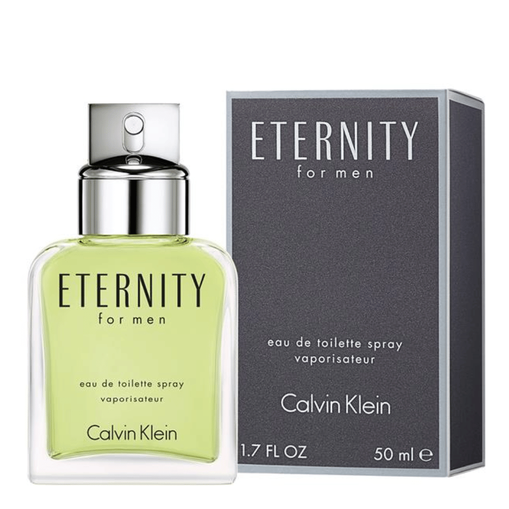 Calvin Klein Eternity Mens 50ml Edt Spray