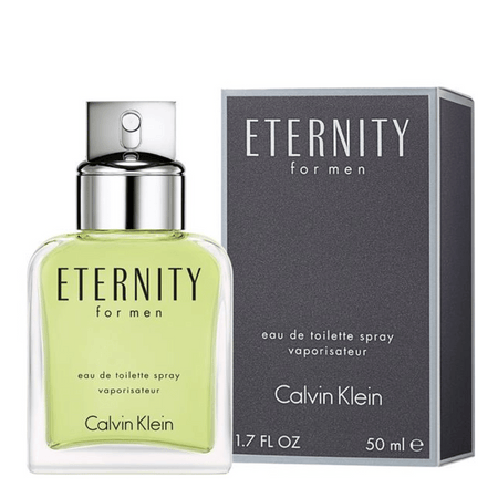 Calvin Klein Eternity Mens 50ml Edt Spray