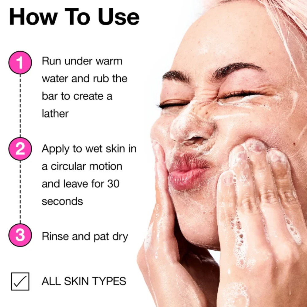 Carbon Theory Anti-Breakout Facial Cleansing Charcoal Bar- Lillys Pharmacy and Health Store